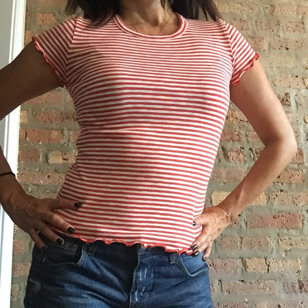 XXS Madewell stripe T-shirt